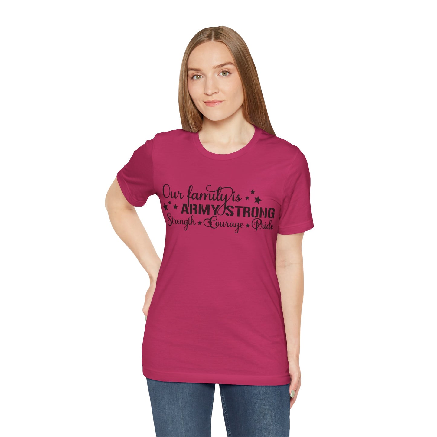 Army Strong-Unisex Jersey Short Sleeve Tee